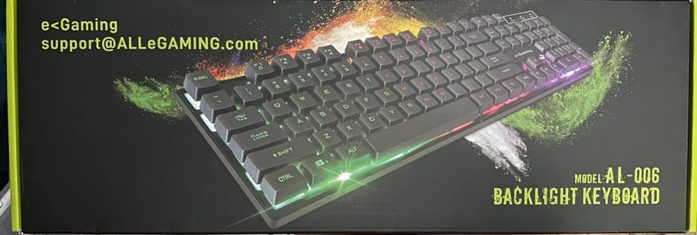 e-Gaming wired gaming keyboard